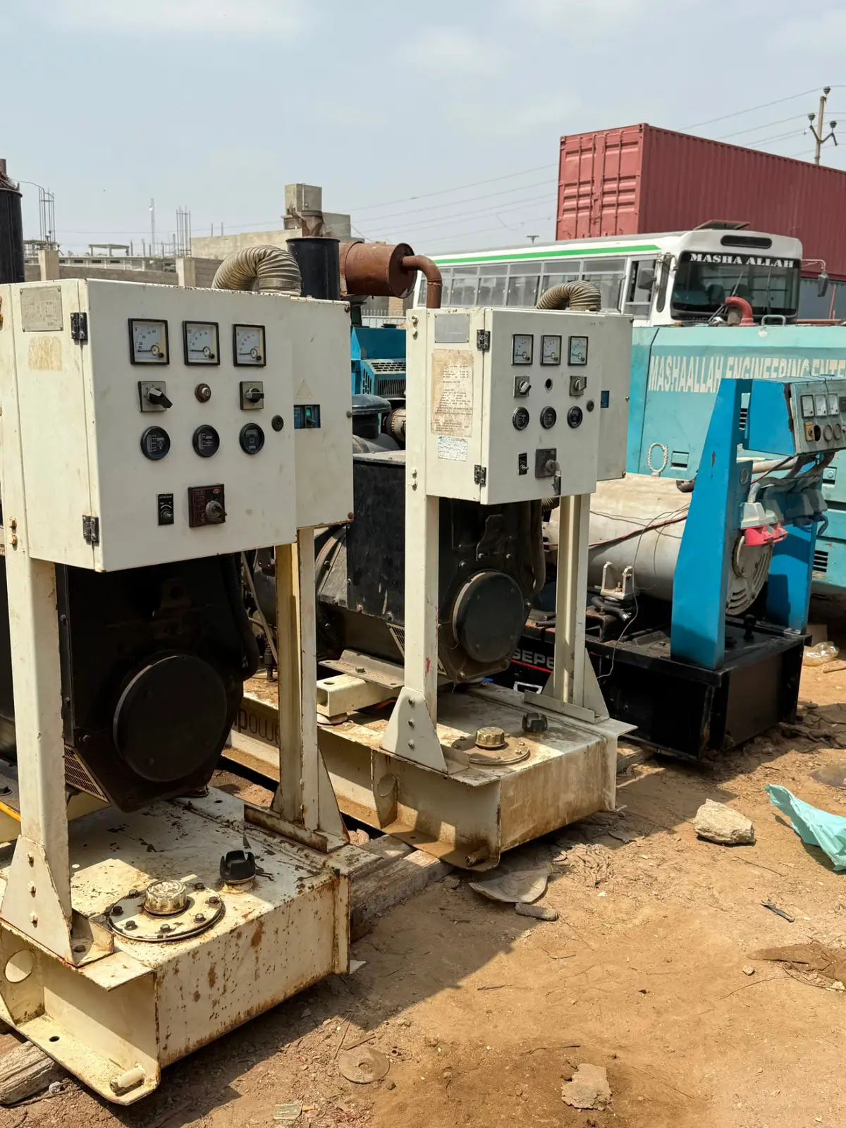 Power Generators in the MEEC equipment fleet